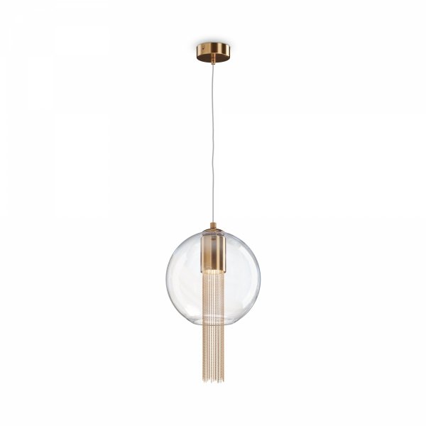 Lampa Wisząca Szklany Kulisty Klosz FLUSSO P095PL-01BZ1 MAYTONI