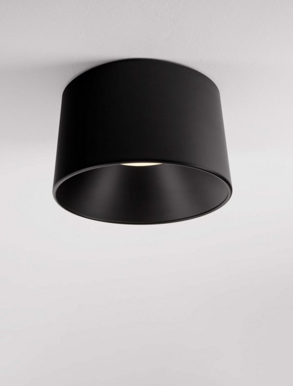 Nowoczesna czarna oprawa sufitowa plafon LED BAJO LE44264 Luces Exlusivas