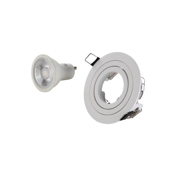 Oczko podtynkowe regulowane białe Halo Yaskr RL0103-WH
