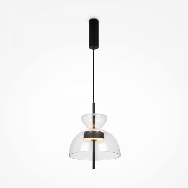 Minimalistyczna Lampa Wisząca LED Czarna Nowoczesna BANGKOK MOD185PL-L6B3K2 MAYTONI