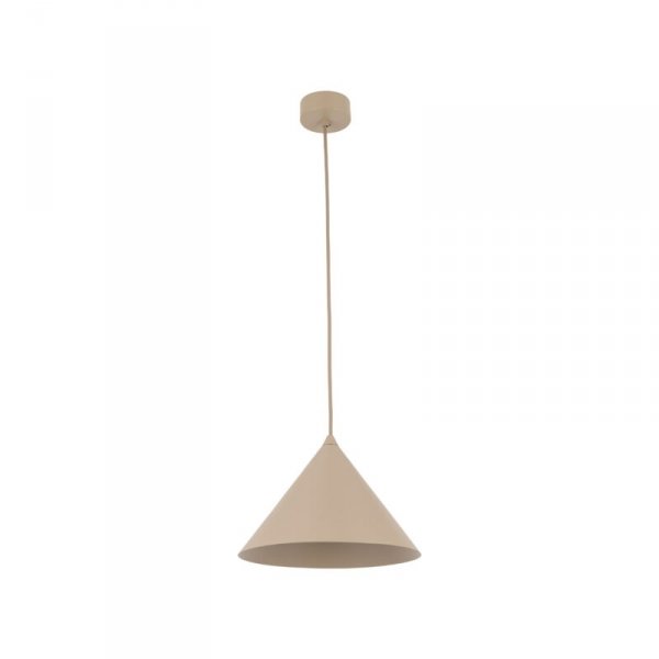 Lampa wisząca beżowa metalowy stożkowy klosz CONO M 10620 TK-LIGHTING