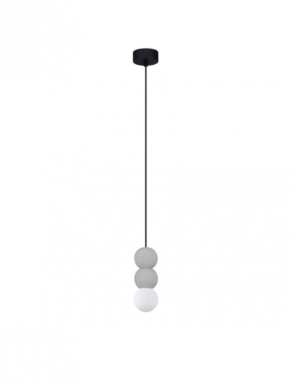 Lampa wisząca betonowo szklane kule IBAGUE LE44663 Luces Exlusivas