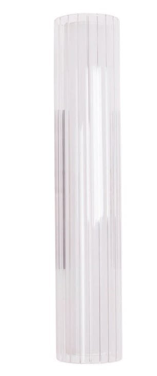 Nowoczesny Kinkiet Ścienny Szklany LED Czarne Elementy FAYETTE W0363 MAXLIGHT
