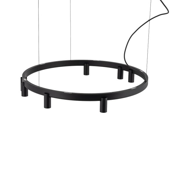 Lampa wisząca FOURTY ROUND LED VII Nowodvorski 12285 Nowoczesny żyrandol tubowy