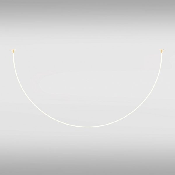 Nowoczesna Lampa Wisząca TAU MAYTONI Linia Świetlna LED 40W 3000K Złota
