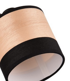 Dekoracyjna Lampka Stołowa Czarna z Abażurem BOLZANO R51661032 RL