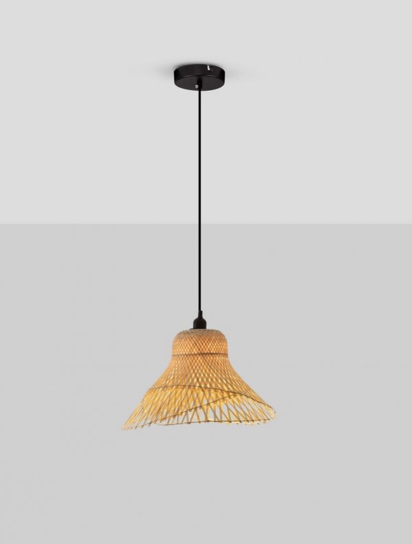 Naturalna jadalniana lampa wiszącaw stylu boho MONSEFU LE44859 Luces Exlusivas