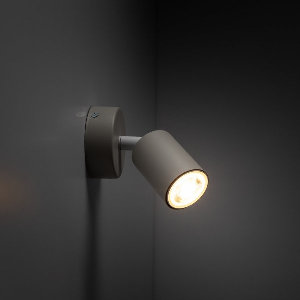Nowoczesna oprawa ścienno sufitowa do pokoju dziecięcego beżowa tuba reflektor spot kinkiet LIVIA BEIGE 10222 TK-Lighting