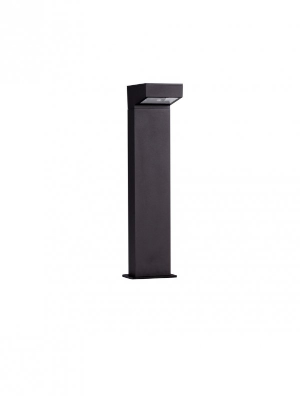 Minimalistyczny słupek ogrodowy klasyczny LED prostokątny aluminiowy czarny uniwersalny IP65 CALMARE LE75120 Luces Exclusivas