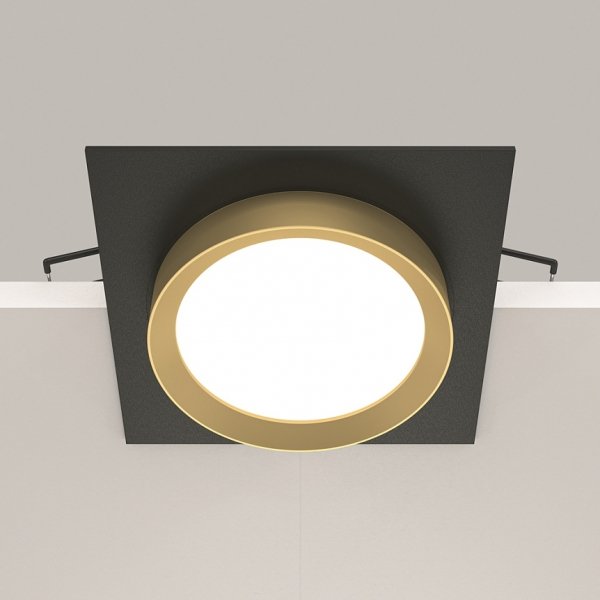 Kwadratowa Oprawa Wpuszczana Downlight Hoop Maytoni DL086-GX53-SQ-BG