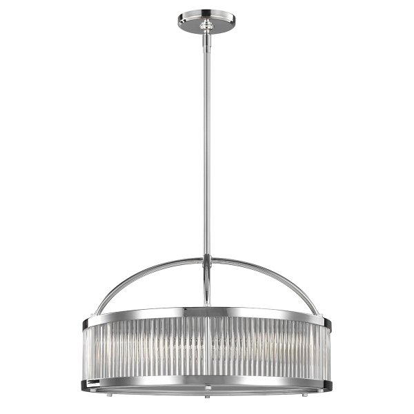 Łazienkowa lampa wisząca chrom retro Paulson FE-PAULSON-6P