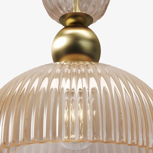 Szklana nowoczesna lampa wisząca Antic Maytoni MOD302PL-01CG1