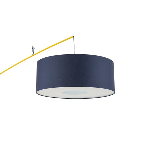 Wielokolorowa lampa stojąca podłogowa na wysięgniku łukowa POISE multicolour B Nowodvorski lighting 11430 salonowa do sypialni 