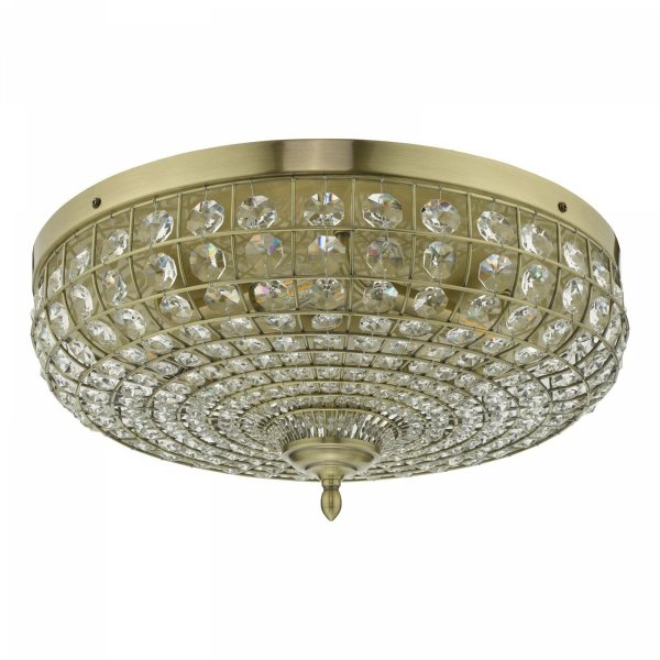 Designerski Plafon Sufitowy Ozdobna Kryształowe Elementy ASMARA ASM5475 DAR LIGHTING