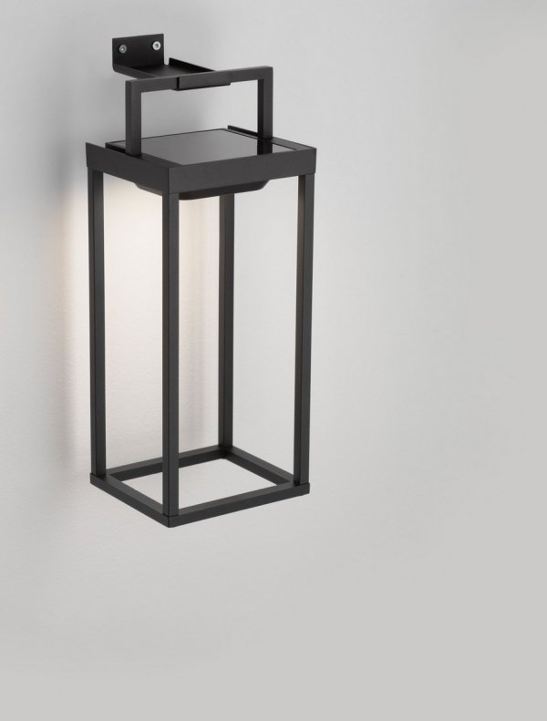 Minimalistyczna lampa solarna zewnętrzna do ogrodu klasyczna LED kolor antracyt ściamnialna IP54 OLVERTO LE75291 Luces Exclusivas