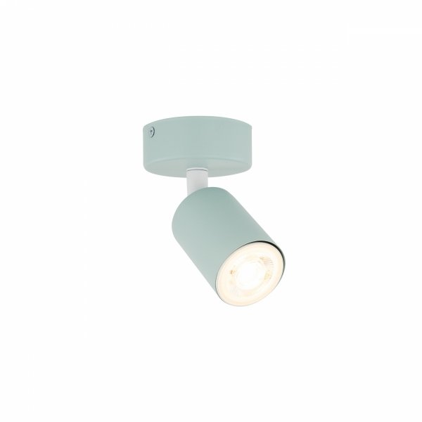 Nowoczesna oprawa ścienno sufitowa do pokoju dziecięcego miętowa tuba reflektor spot kinkiet LIVIA MINT 10220 TK-Lighting