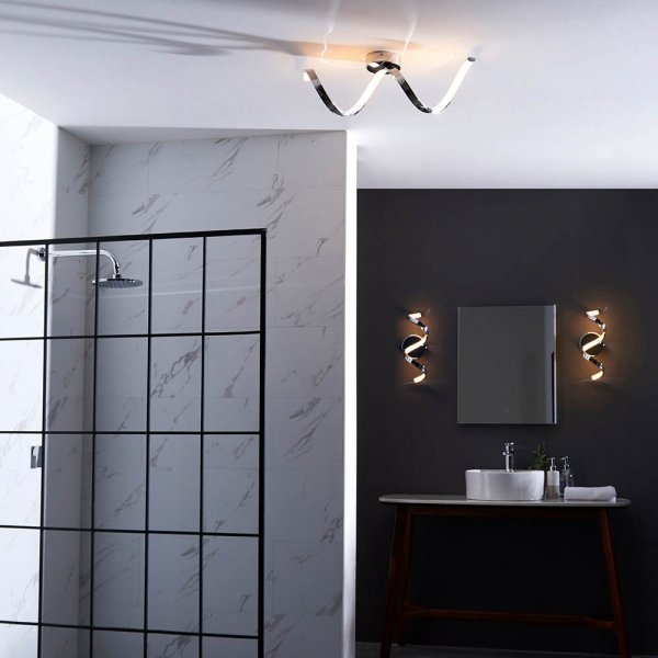 Nowoczesny Kinkeit Ścienny LED Chrom ASTRAL 96433 ENDON