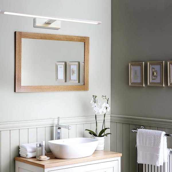 BIAŁY KINKIET ŁAZNIENKOWY NAD LUSTRO IP44 LED ISLA GS-LWB-32W WH CCT LIGHT PRESTIGE