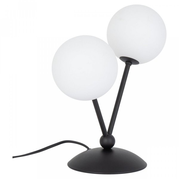 Nowoczesna Czarna Lampa Stołowa Kule Szklane FAIRY 5435 TK-LIGHTING