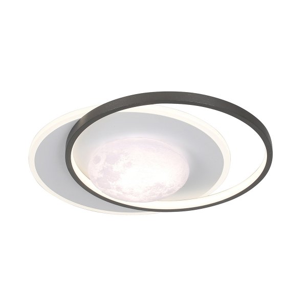 Nowoczesny plafon sufitowy LED 30W okrągły DESULO Italux PLF-02727-S-BK