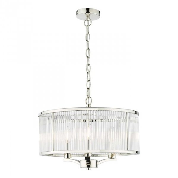 Lampa Wisząca Szklana Glamour EVELYN EVE0338 DAR LIGHTING