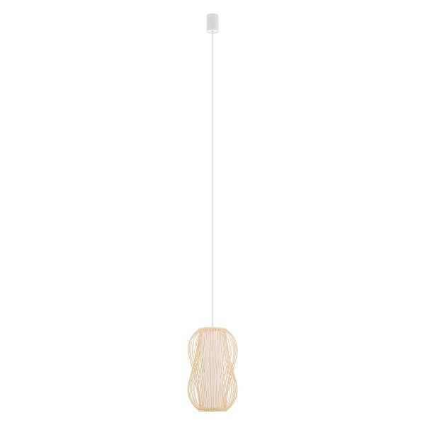 Naturalna Lampa Wisząca Z Bambusa W Stylu Boho PUKET S 11160 Nowodvorski Lighting