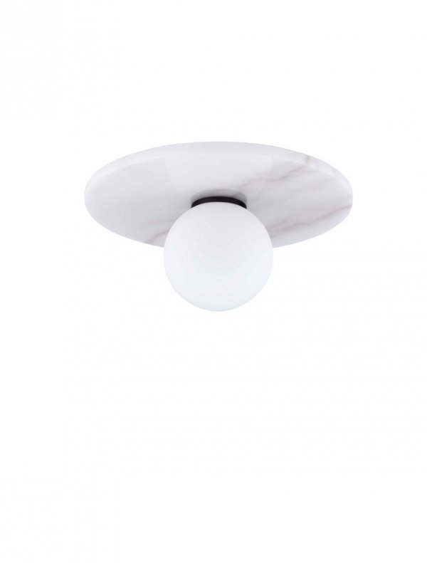 Stylowy plafon marmur szklany klosz JUANJUI LE44852 Luces Exlusivas