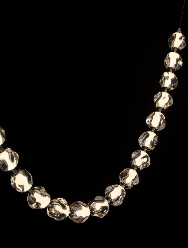 Nowoczesna Molekularna Lampa Wisząca Salonowa Białe Kule LUCES EXCLUSIVAS CHEPEN LE44425