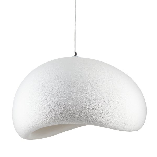 Lampa Wisząca Stone 80cm Biała E27 Design Kamień Step into Design DN426-800