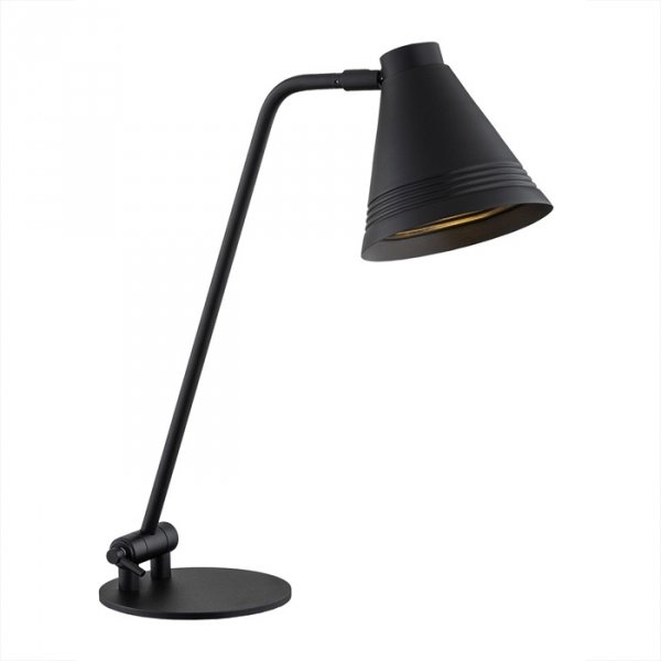 Czarna Lampka Stołowa Vintage AVALONE 8002 ARGON