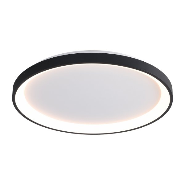 Czarny nowoczesny okrągły plafon led Raden CLN-3151-M-BK