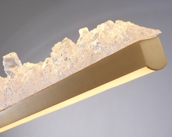 Dekoracyjna lampa wisząca listwa LED designerska MONTANA LONG ST-6490P/L Step Into Design salonowa nad stół