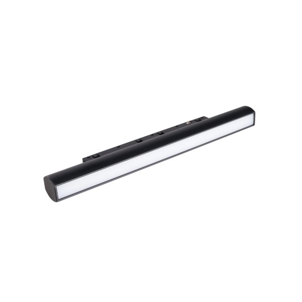 Linia do szynoprzewodu czarna obrotowa LED listwa minimalistyczna nowoczesna On-Off- MICRO11 N0006N MAXLIGHT
