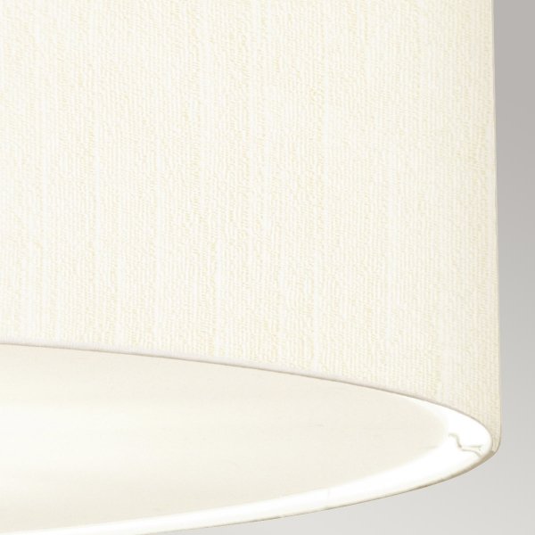 Lampa wisząca 86 cm Pearce 7 źródeł światła polerowany chrom jedwabny abażur minimalistyczna DL-PEARCE34-7LT-IV-PC ELSTEAD LIGHTING