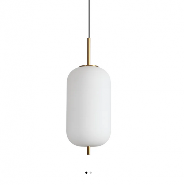 Designerska złota lampa wisząca UMILE-2 SP1 IDEAL LUX 314952