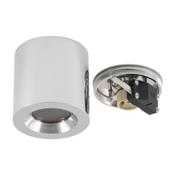 Nowoczesna Oprawa Sufitowa Natynkowa IP44 Plafon Tuba CEARA CHROME 10713 Nowodvorski Lighting