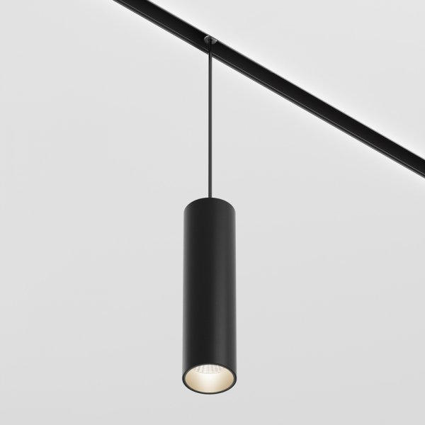  Ścieżka świetlna lampa szynowa lampa wisząca LED aluminium czarny Focus LED Maytoni TR041-4-12WTW-DD-B