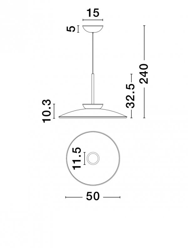 Lampa wisząca brązowa szklany klosz HUANUCO LE44839 Luces Exlusivas