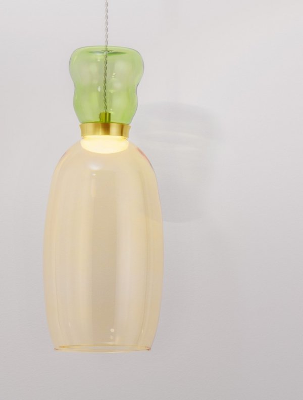 Lampa Wisząca z Kolorowego Szkła Luces Exclusivas PERENE LE44466