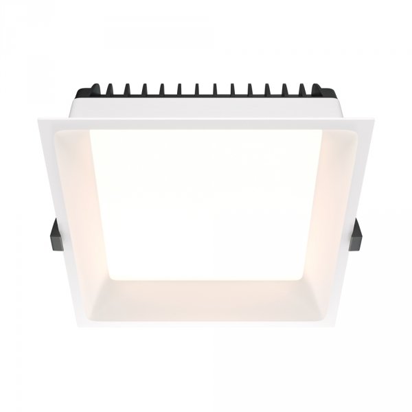 Lampa wbudowana wpuszczana w sufit LED kwadratowa aluminiowa biała Okno MAYTONI DL056-24W4K-W