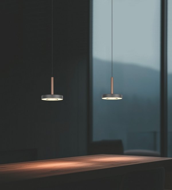Lampa wisząca LED okrągła designerska nowoczesna ściemnialna GUANO 334410165 Trio