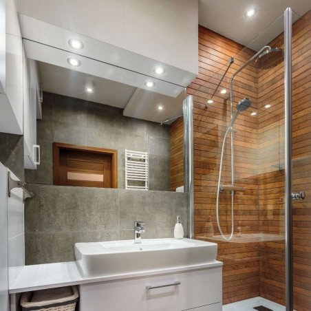 ŁAZIENKOWA OPRAWKA WPUSZCZANA RUCHOMA IP65 LIGHT PRESTIGE LAGOS LP-4425/1RM CH