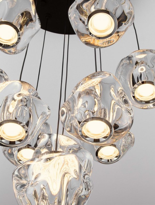 Nowoczesna Molekularna Lampa Wisząca Salonowa Białe Kule LUCES EXCLUSIVAS CHEPEN LE44643