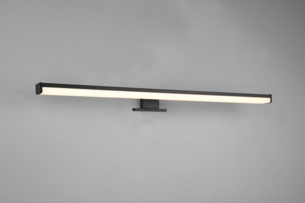 Lampa ścienna kinkiet LED czarny nad lustro listwa minimalistyczny IP44 LINO 284116032 TRIO