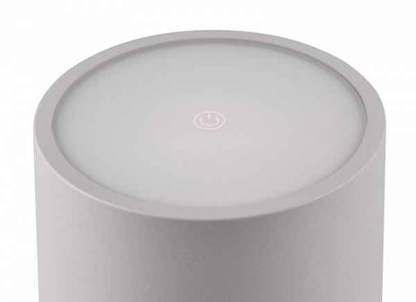 Lampka Stołowa Przenośna Akumulatorowa Szara LED FERNANDEZ R54096177 RL