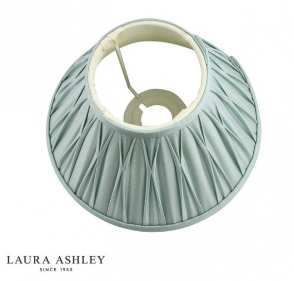 Klosz Abażur 35cm LAURA ASHLEY Fenn Silk Duck Egg DAR LIGHTING LA3407895-Q (Abażur- Bez Podstawy)