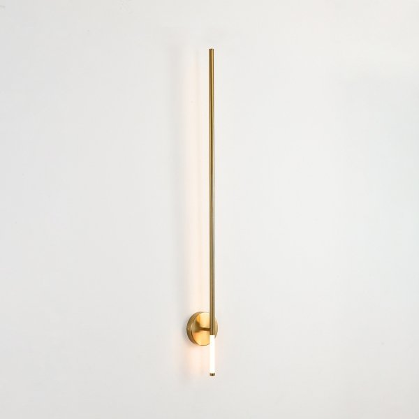 Lampa ścienna kinkiet LED listwa metalowy złoty elegancki klasyczny minimalistyczny uniwersalny FRESCO ST-MD1024S Step Into Design