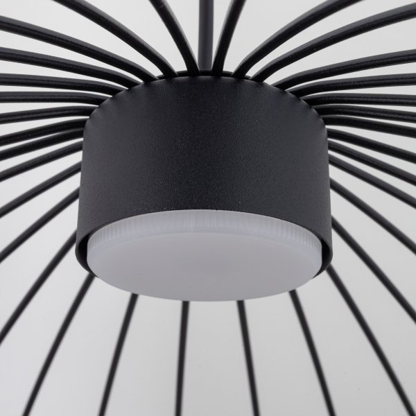 Czarna lampa wisząca ażurowa druciana okrągła minimalistyczna loftowa uniwersalna klasyczna SPHERA M 11304 TK-LIGHTING