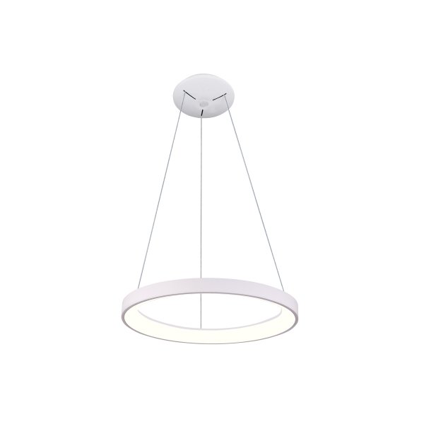 Nowoczesna Lampa Wisząca LED Biały Okrąg VICO PND-53675-048RPC-WH-3KS4K ITALUX