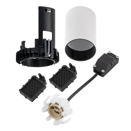 Nowoczesna Oprawa Punktowa Podtynkowa Tuba MONO SLIDE TRIMLESS WHITE/BLACK 10803 Nowodvorski Lighting